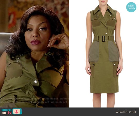 Altuzarra Snipe Stretch Cotton Sheath worn by Cookie Lyon (Taraji P. Henson) on Empire