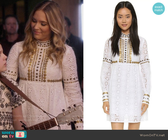 Anna Sui Medallion Embroidery Dress worn by Maddie Jaymes (Lennon Stella) on Nashville