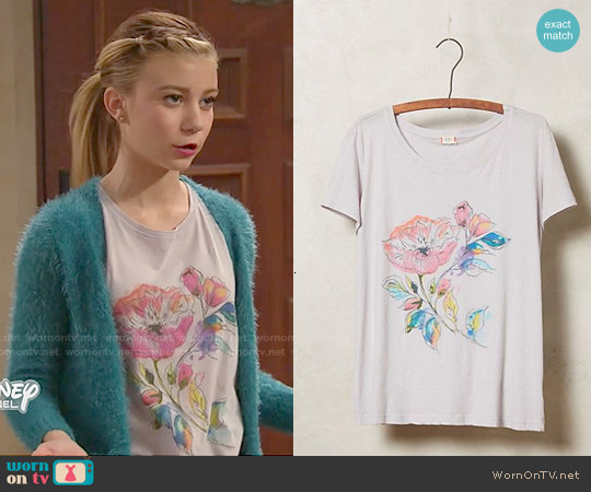 Anthropologie Afternoon Abroad Tee worn by Avery Jennings (G. Hannelius) on Dog with a Blog