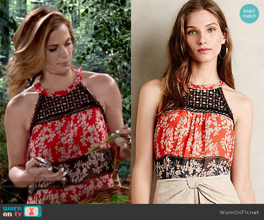 Anthropologie Annora Tank worn by Phyllis Newman (Gina Tognoni) on The Young and the Restless