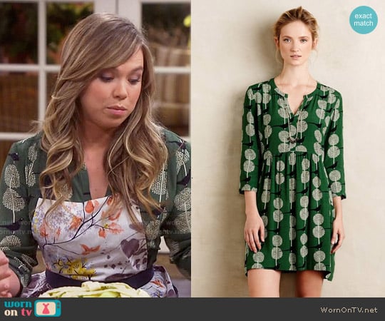 Anthropologie Devery Shirtdress worn by Kristin Baxter (Amanda Fuller) on Last Man Standing