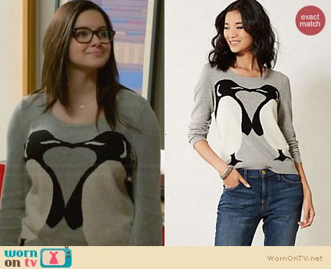 Anthropologie Emporer Kiss Sweater worn by Ariel Winter on Modern Family