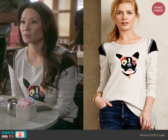 Anthropologie Frenchie Pullover worn by Joan Watson (Lucy Liu) on Elementary