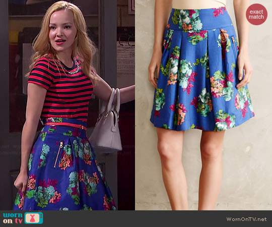 Anthropologie Garden Days Skirt worn by Liv Rooney (Dove Cameron) on Liv and Maddie