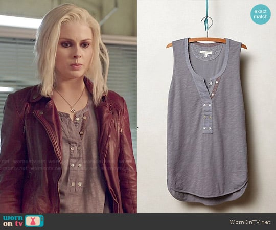 Anthropologie Jasper Henley Tank worn by Liv Moore (Rose McIver) on iZombie