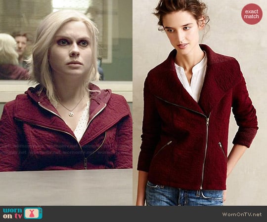 Anthropologie Loden Jacket in Wine worn by Liv Moore (Rose McIver) on iZombie