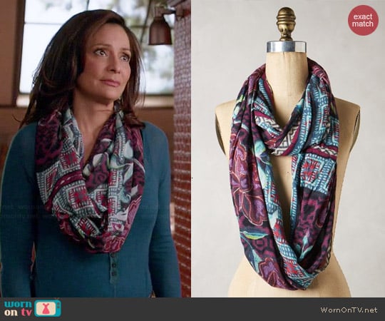 Anthropologie Moonfleet Scarf worn by Regina Vasquez (Constance Marie) on Switched at Birth