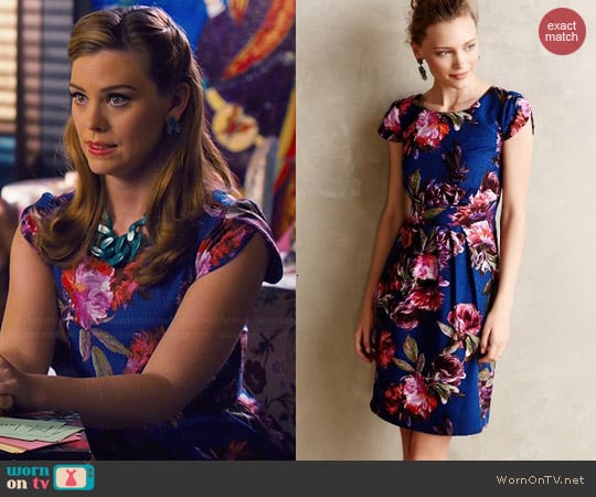 Anthropologie Rosado Sheath worn by AnnaBeth Nass (Kaitlyn Black) on Hart of Dixie