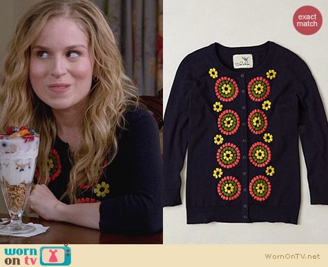 Anthropologie Soleil Cardigan worn by Allie Grant