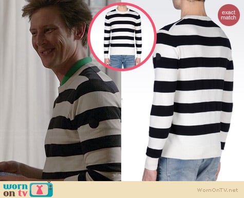 Armani Jeans Striped Sweater worn by Gabrielle Mann on Revenge