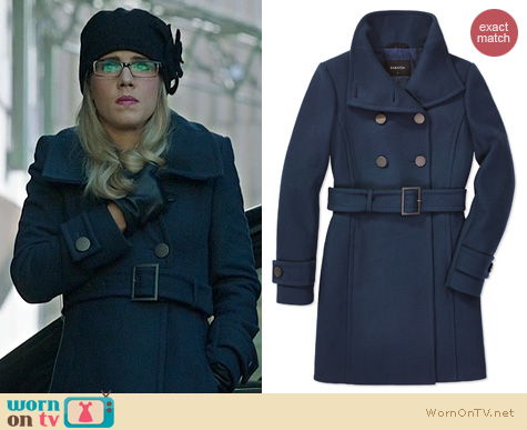 Arrow Fashion: Babaton Bromley Coat worn by Felicity Smoak