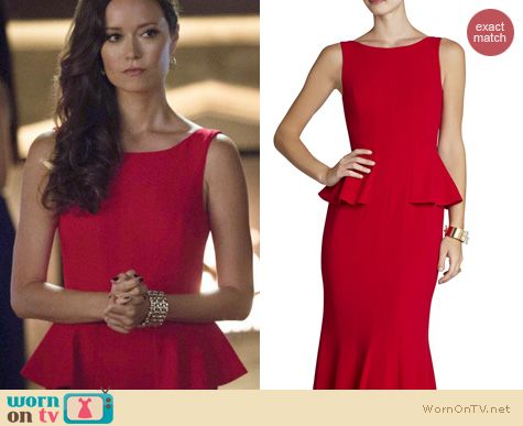 Arrow Fashion: BCBGMAXAZRIA Francesca gown worn by Summer Glau