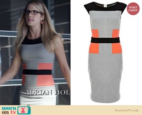 Arrow Fashion: French Connection Manhattan dress worn by Emily Bett Rickards