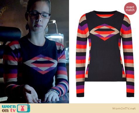 Arrow Fashion: Marc by Marc Jacobs Angie sweater worn by Emily Bett Rickards