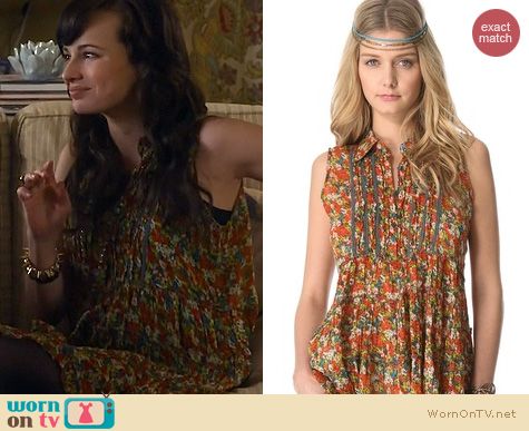 Fashion of Awkward: Free People After Dark Garden Top worn by Ashley Rickards