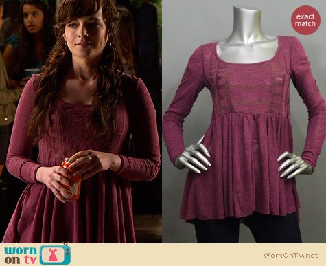 Awkward Fashion: Free People Justyna Top worn by Ashley Rickards