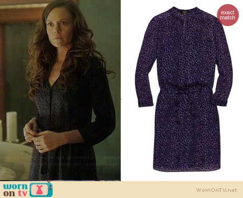 Babaton Bennett Dress in Purple worn by Rachel Boston on Witches of East End