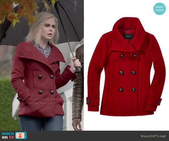 Babaton Howell Coat in Red worn by Liv Moore (Rose McIver) on iZombie