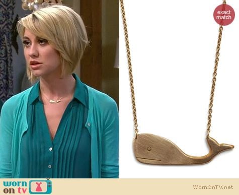 Baby Daddy Fashion: ModCloth Thinking A Spout You Necklace worn by Chelsea Kane