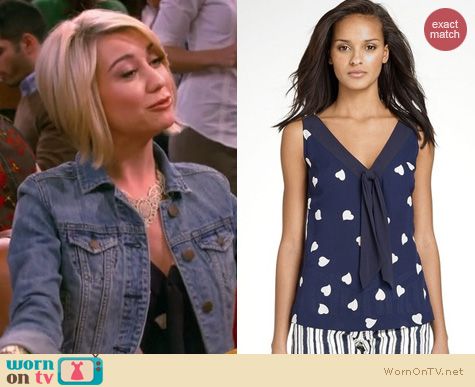 Baby Daddy Fashion: Tory Burch Jaquetta Blouse worn by Chelsea Kane