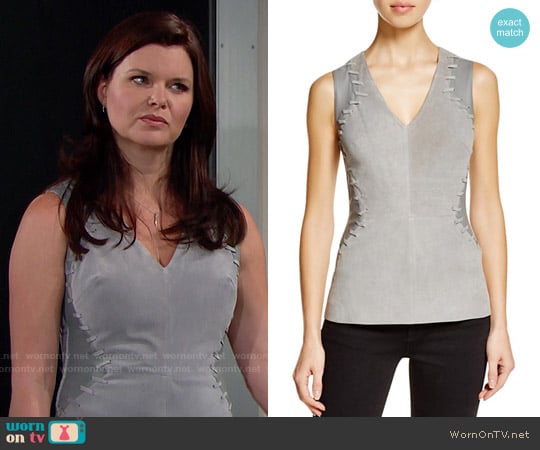 Bailey 44 'Hercules' Mixed Media Top worn by Katie Logan (Heather Tom) on The Bold and the Beautiful