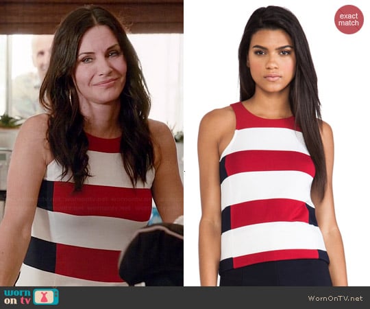 Bailey 44 Split T Top worn by Courtney Cox on Cougar Town