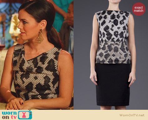 Balenciaga Hostess Dress worn by Rachel Bilson on Hart of Dixie