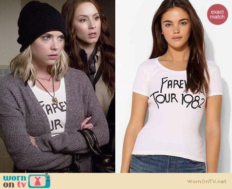 Bandit Brand Farewell Tour Tee worn by Ashley Benson on PLL