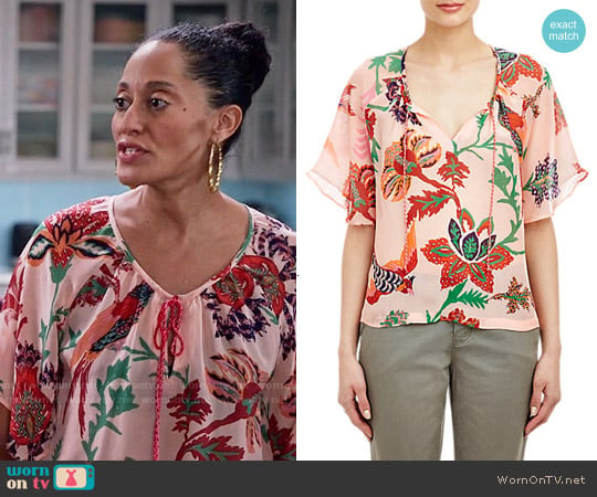 Banjanan Ashoka Blouse worn by Rainbow Johnson (Tracee Ellis Ross) on Black-ish