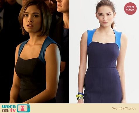 BATB Fashion: Banana Republic Sloan Colorblock Dress worn by Nicole Gale Anderson