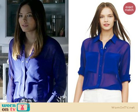 BATB Fashion: Club Monaco Alyssa Shirt worn by Kristin Kreuk