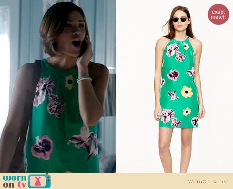 BATB Fashion: J. Crew Swoop dress in Punk Floral worn by Nicole Anderson