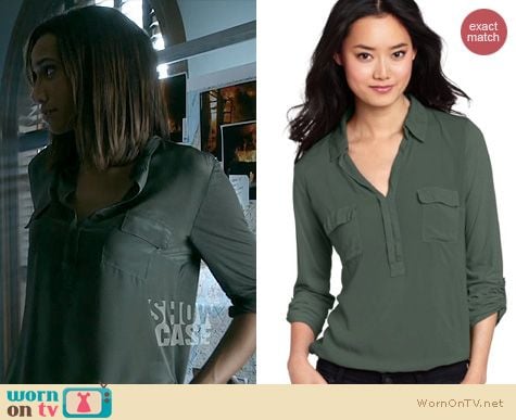 BATB Fashion: Splendid Henley Shirt worn by Nina Lisandrello