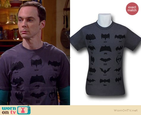 Batman Logos Through the Ages tee