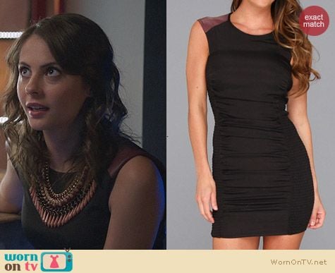 Bcbgeneration Side Smocked Dress worn by Willa Holland on Arrow