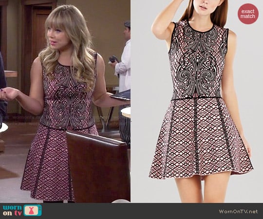 Bcbgmaxazria Anne Jacquard Dress worn by Kristin Baxter (Amanda Fuller) on Last Man Standing