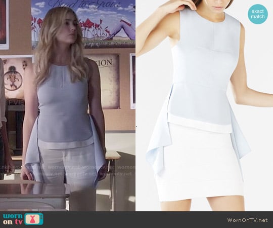 Bcbgmaxazria Ariana Top worn by Hanna Marin (Ashley Benson) on Pretty Little Liars