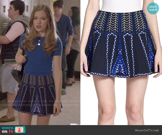 Bcbgmaxazria Bronwyn Skirt worn by Emma Duval (Willa Fitzgerald) on Scream