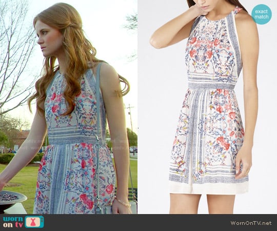 Bcbgmaxazria Cambria Printed Halter Dress worn by Norrie Calvert-Hill (Mackenzie Lintz) on Under the Dome