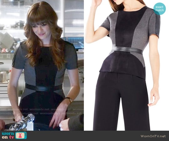 Bcbgmaxazria Cassaundra Top worn by Caitlin Snow (Danielle Panabaker) on The Flash