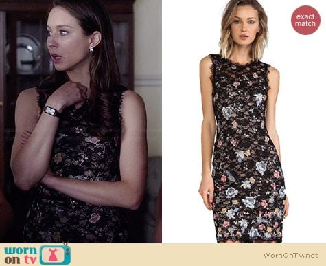 Bcbgmaxazria Diane Dress worn by Troian Bellisario on PLL