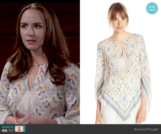 Bcbgmaxazria Elyza Top worn by Mariah Copeland (Camryn Grimes) on The Young and the Restless