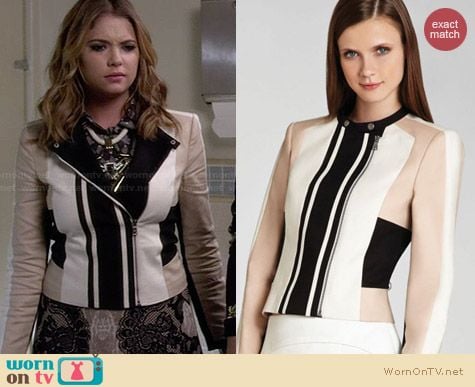 Bcbgmaxazria Erin Jacket worn by Ashley Benson on PLL