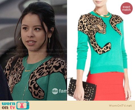 Bcbgmaxazria Jaxin Sweater worn by Mariana on The Fosters