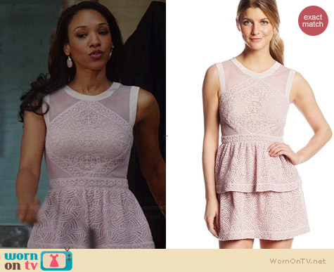 Bcbgmazaria Jocelyn Dress in Lavender Mist worn by Candice Patton on The Flash