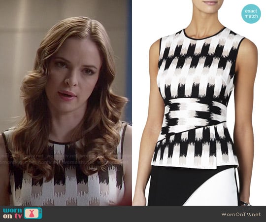 Bcbgmaxazria Jolyne Top worn by Caitlin Snow (Danielle Panabaker) on The Flash