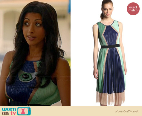 Bcbgmaxazria Kabrina Dress worn by Reshma Shetty on Royal Pains