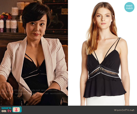 Bcbgmaxazria Kensey Top worn by Karen Rhodes (Yunjin Kim) on Mistresses