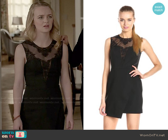 Wornontv Taylor S Black Illusion Dress On Finding Carter Anna Jacoby Heron Clothes And