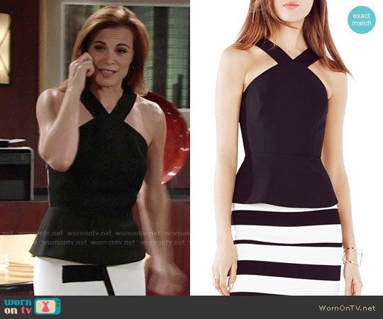 Bcbgmaxazria Makenlee Top worn by Phyllis Newman (Gina Tognoni) on The Young and the Restless